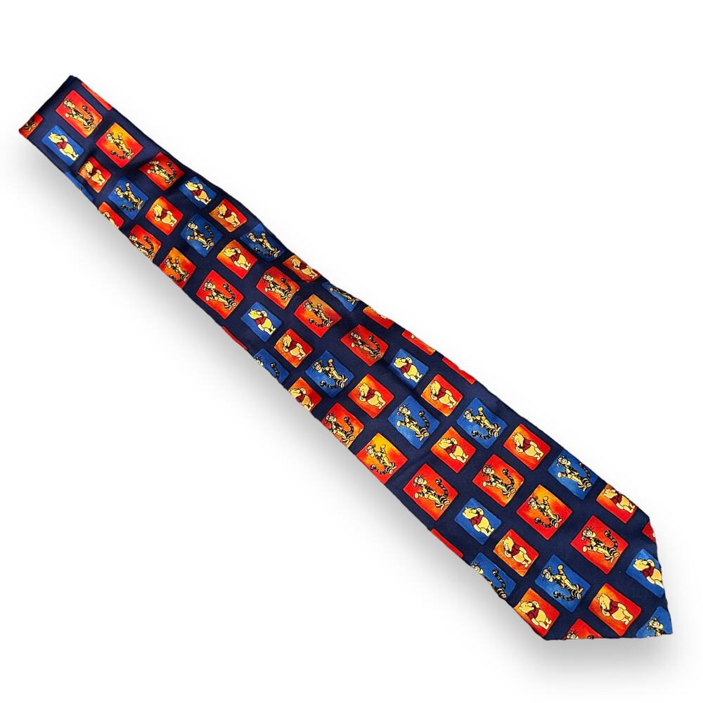 Vintage Winnie the Pooh 100% Silk Tie